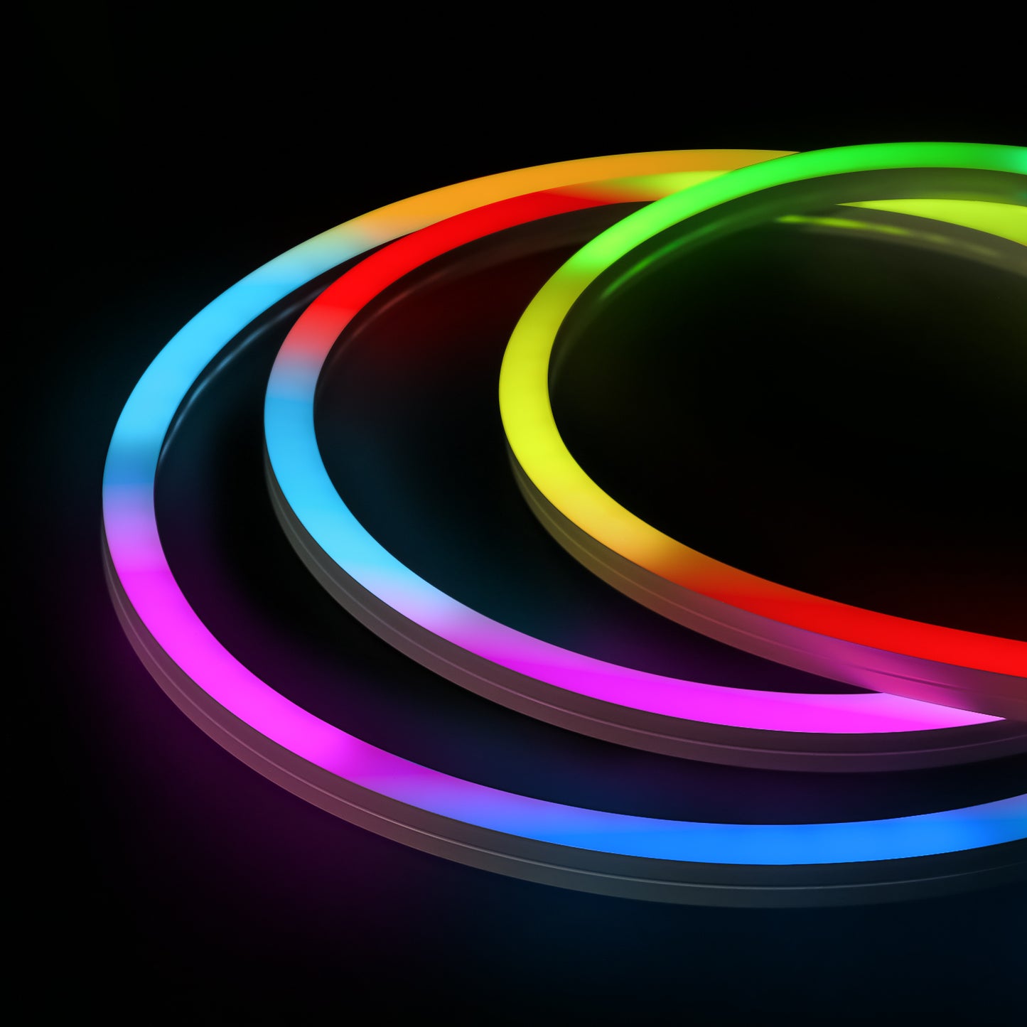 NeoGlow Pro RGBIC Smart Neon Flex Strip - Music Sync LED Light Strip