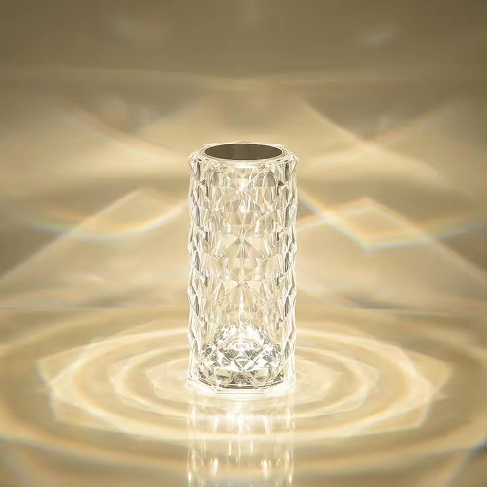 Crystal Cascade Lamp