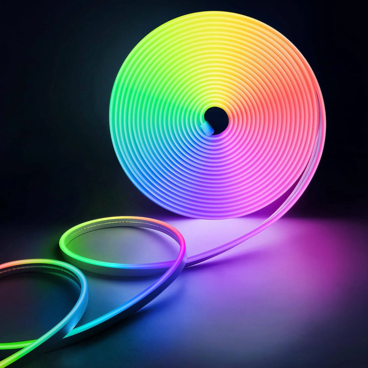 NeoGlow Pro RGBIC Smart Neon Flex Strip - Music Sync LED Light Strip