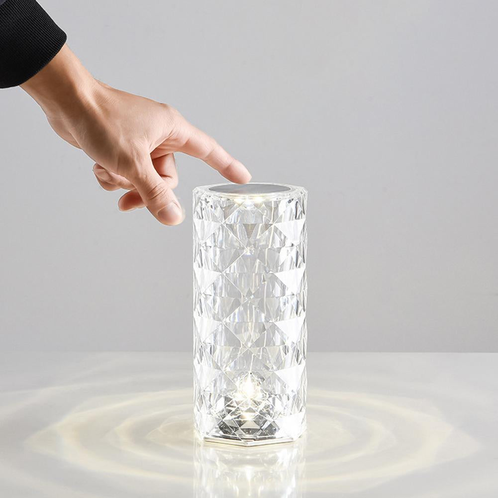 Crystal Cascade Lamp