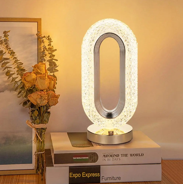 Shimmering Oval Lamp