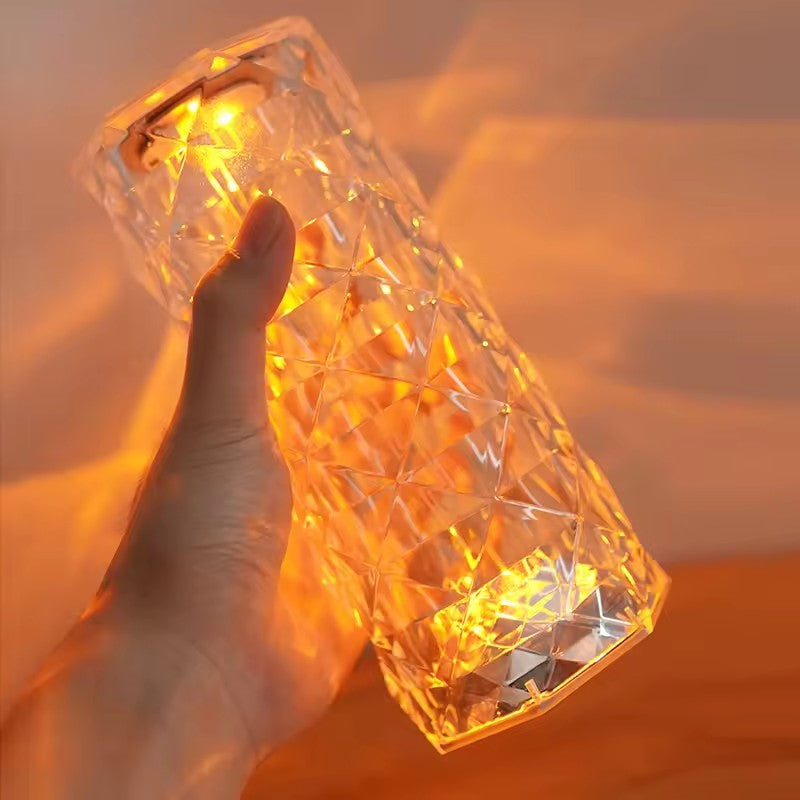 Crystal Cascade Lamp
