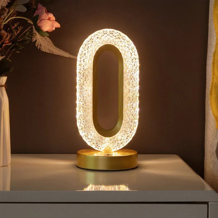 Shimmering Oval Lamp