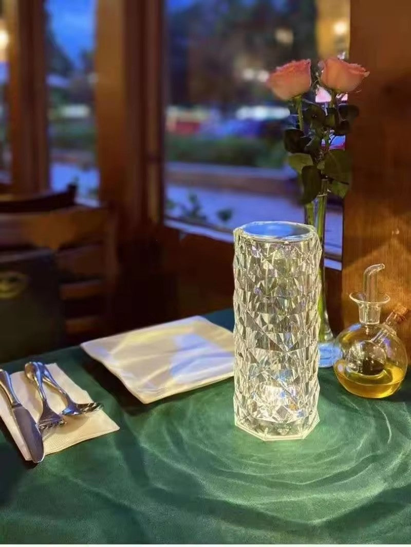 Crystal Cascade Lamp