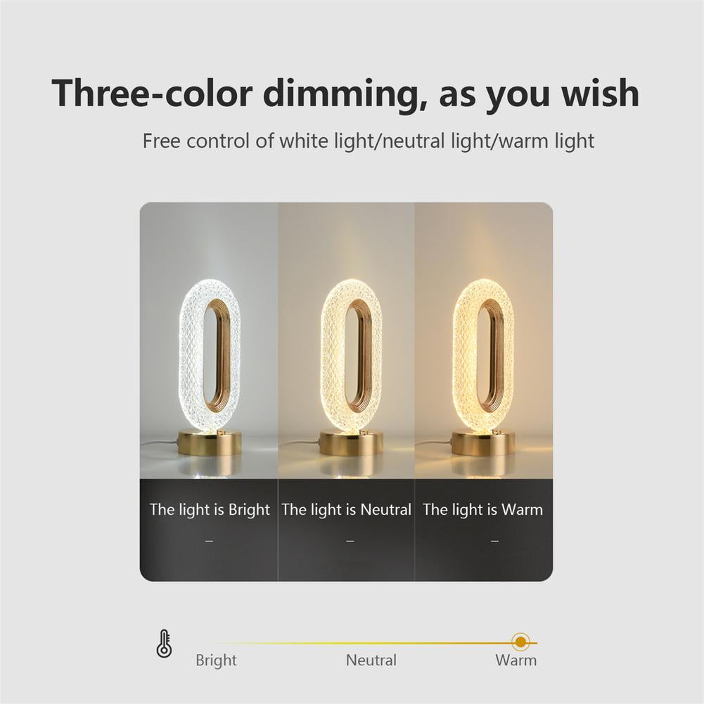 Shimmering Oval Lamp