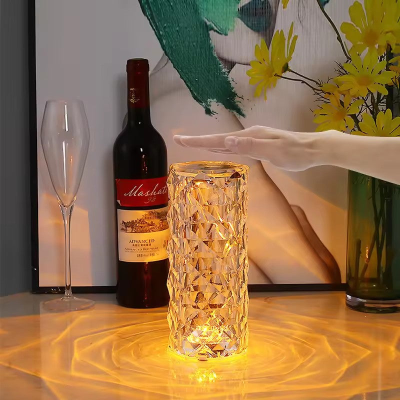 Crystal Cascade Lamp