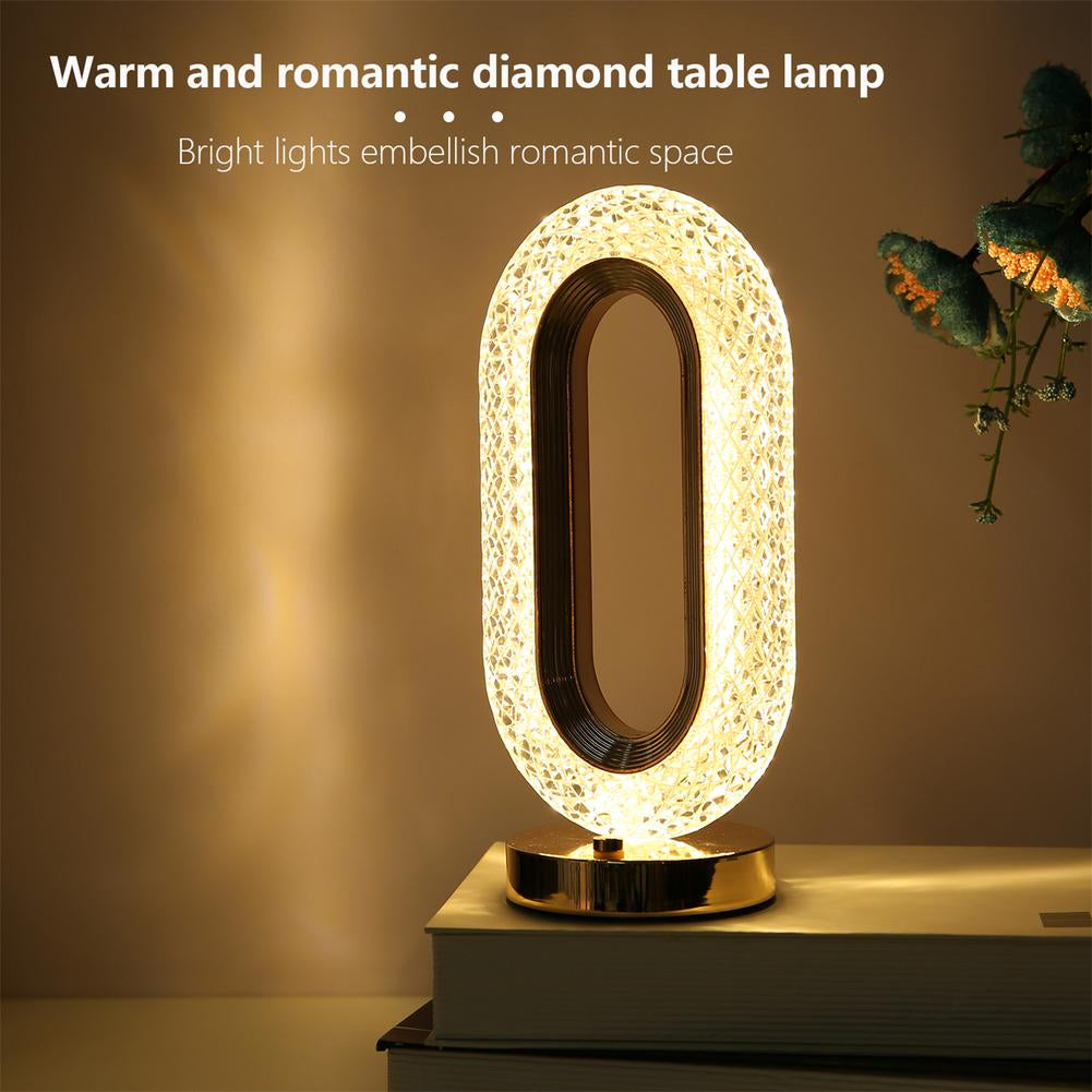 Shimmering Oval Lamp