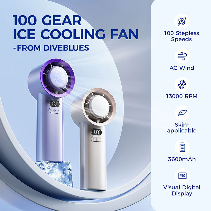 AURA BREEZE | Ultimate Cooling Rechargeable Hand Fan