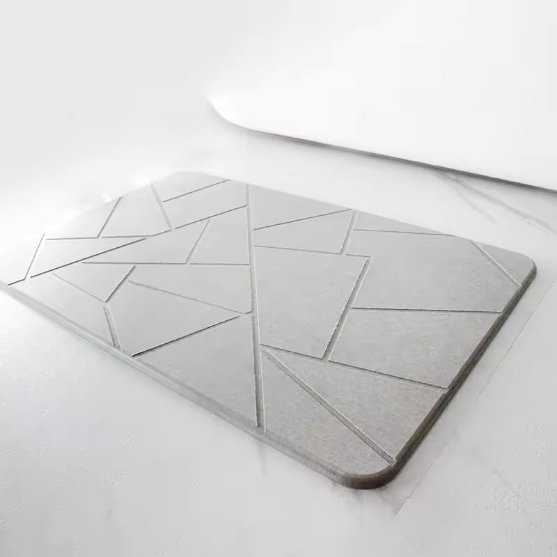 Stone Bath Mat, Ultra-Absorbent, Secure Grip, Eco-Friendly