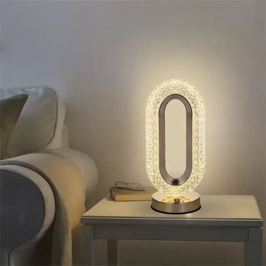 Shimmering Oval Lamp